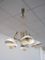 Lampada da soffitto in ottone e alluminio di Lumen, anni '50, Immagine 2