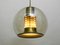Large Space Age Ceiling Lamp with Glass Globe from Erco, 1960s 2