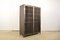 Vintage French Riveted Steel Cabinet 1