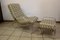 Vintage Acrylic Lounge Chair & Ottoman, Set of 2 1