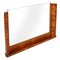 Italian Art Deco Macassar Ebony Wall Mirror by Osvaldo Borsani, Image 1