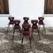 Vintage Bentwood & Iron Dining Chairs by Adam Stegner for Pagholz Flötotto, 1950s, Set of 6, Image 15
