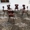 Chaises de Salle à Manger Vintage en Bois Courbé & en Fer Forgé par Adam Stegner pour Pagholz Flötotto, 1950s, Set de 6 26
