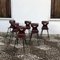 Chaises de Salle à Manger Vintage en Bois Courbé & en Fer Forgé par Adam Stegner pour Pagholz Flötotto, 1950s, Set de 6 13