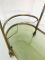 Vintage Brass & Smoked Glass Trolley, 1950s, Image 4