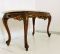 Vintage Couchtisch aus Holz & Marmor, 1950er 7