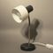 Gray and White Metal Table Lamp, 1950s, Image 3