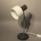 Gray and White Metal Table Lamp, 1950s 1