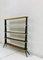 Vintage Brass & Wood Shelves, 1950s, Image 2