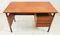 Vintage Swedish Wood & Iron Desk, 1970s, Image 1