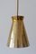 Lámpara colgante Diabolo alemana Mid-Century Modern de Hillebrand, años 50, Imagen 1