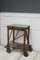 Antique Industrial Workbench with Marble Top, Image 4