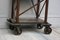 Antique Industrial Workbench with Marble Top, Image 8