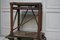 Antique Industrial Workbench with Marble Top 12