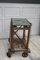 Antique Industrial Workbench with Marble Top 15