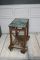 Antique Industrial Workbench with Marble Top 16