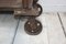 Antique Industrial Workbench with Marble Top, Image 9