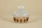 Azucarera y jarra en crema con tapa de cristal de BMF, años 60, Imagen 3