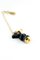 Moderna sacro minimalista 18k Solid Rose Gold Mini Six Senses collana pendente Talisman con Natural Smoky Quartz da Rebecca Li, Immagine 1