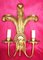 Baroque Style Golden Wood Wall Light, 1950s, Image 3