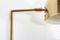 Mid-Century Scandinavian Brass Wall Lamp by Eje Ahlgren for Bergboms, Image 3