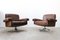 Swiss DS 31 3-Seat Sofa & Swivel Lounge Chairs from de Sede, 1970s 14