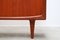 Danish Sculpted Teak Highboard by H.P. Hansen, 1950s, Image 4