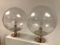 Lámparas de mesa italianas de cristal de Murano, años 60. Juego de 2, Imagen 3