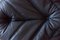Canapé d'Angle Togo Vintage en Cuir Noir par Michel Ducaroy pour Ligne Roset 10