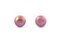 La Traviata Earrings in Pink & Gold by Maria Juchnowska, 2015 1