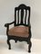 Antique Swedish Chair with Cushion, 1790s 1