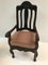 Antique Swedish Chair with Cushion, 1790s, Image 9