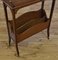 Arts & Crafts Oak Book Stand or Magazine Rack on Brass Castors, 1910s, Image 3