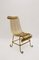 Vintage Italian Gilded Metal Chair 2