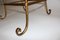 Vintage Italian Gilded Metal Chair 10