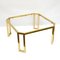 French Octagonal Brass & Glass Table from Maison Jansen, 1970s, Image 12