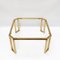 French Octagonal Brass & Glass Table from Maison Jansen, 1970s, Image 8