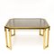 French Octagonal Brass & Glass Table from Maison Jansen, 1970s 9