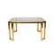 French Octagonal Brass & Glass Table from Maison Jansen, 1970s, Image 2