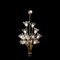 Lámpara de araña Pyra grande de latón de Emil Stejnar para Rupert Nikoll, años 50, Imagen 5