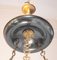 Lustre Antique Style Empire en Bronze Doré & Col de Cygne 4