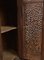 Antique Burmese Serpentine Carved Side Cabinet 12