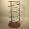 Vintage Metal & Teak Umbrella Stand 4