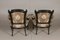 Antique Louis XVI Ebonized Gildwood Armchairs, Set of 2 4