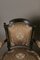 Butacas Luis XVI antiguas de madera dorada ebonizada. Juego de 2, Imagen 13
