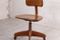 Vintage Wooden Federdreh Desk Chair from Martin Stoll, 1950s, Image 6