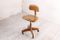 Vintage Wooden Federdreh Desk Chair from Martin Stoll, 1950s, Image 4