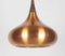 Major Orient Copper Pendant Lamp by Johannes Hammerborg for Fog & Mørup, 1960s 6