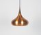 Major Orient Copper Pendant Lamp by Johannes Hammerborg for Fog & Mørup, 1960s 1