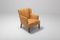 Moderne skandinavische Bergere Stühle aus Leder, 1960er, 2er Set 10